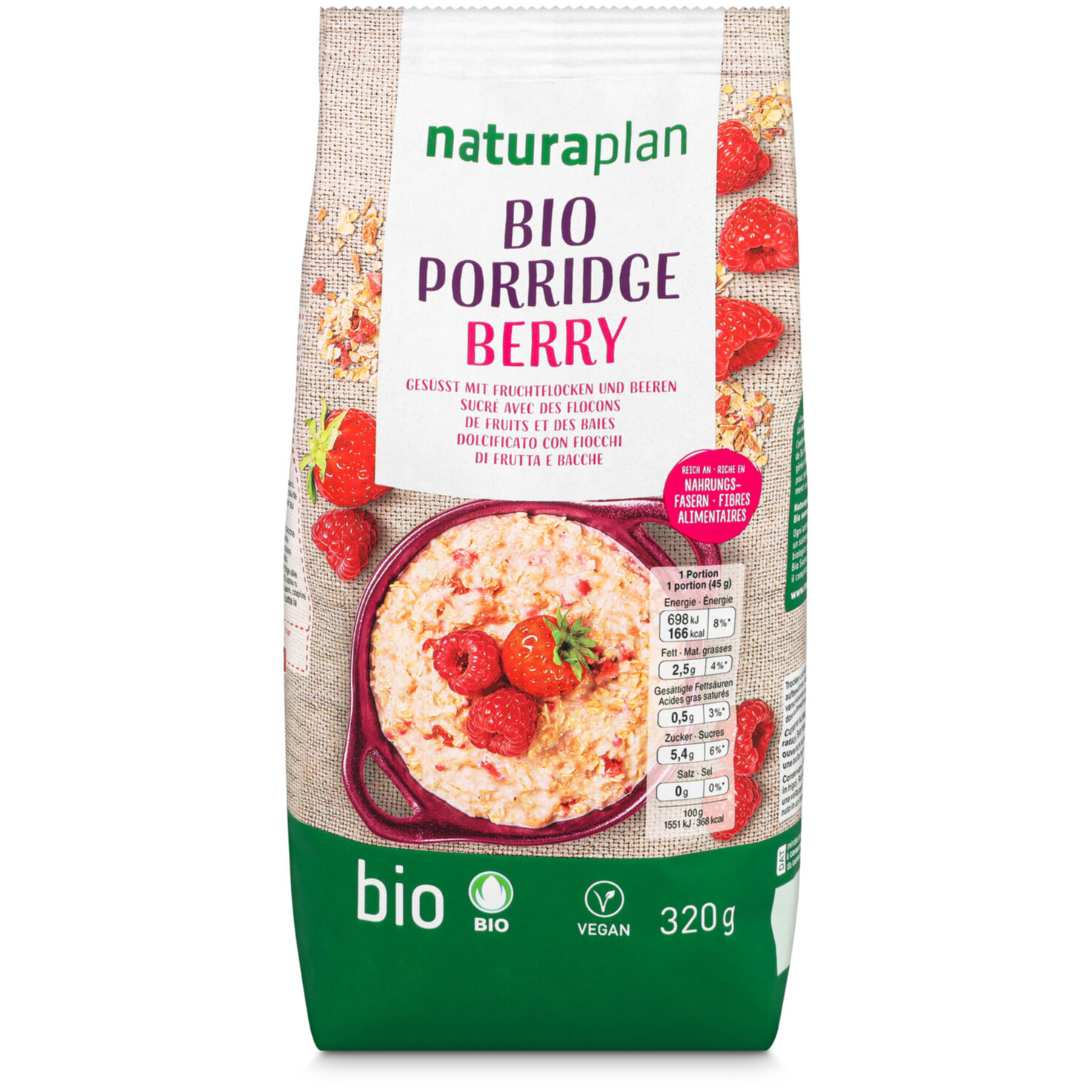 Naturaplan Bio Porridge Beeren