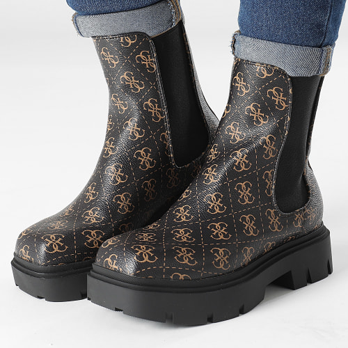 Chelsea Boots Femme FL8RENFAL10 Brown Cream