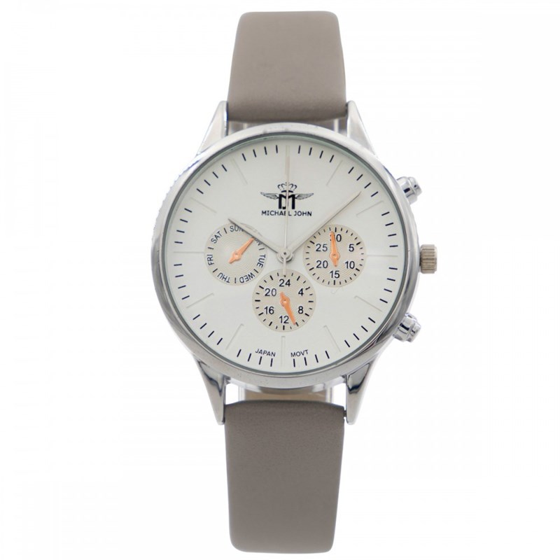 Montre Femme M. JOHN bracelet Cuir Gris
