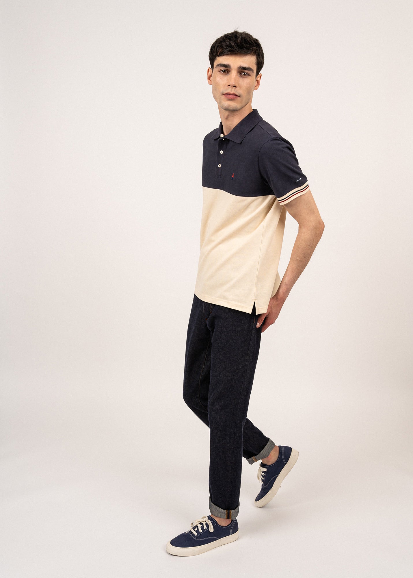 Polo bicolore Ariel