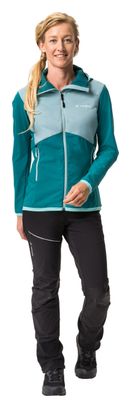 Veste Manches Longues Femme Vaude Brenva Bleu/Vert