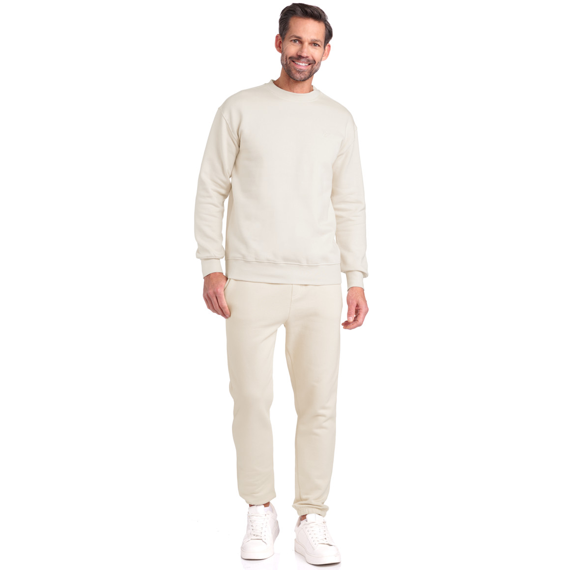 Jonas Nielsen Herren Jogginghose mit Tunnelzug beige