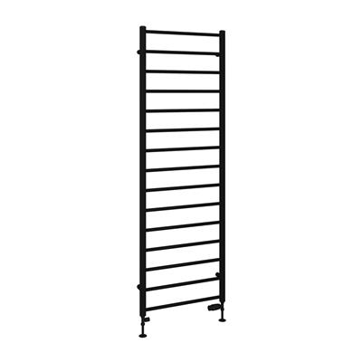 Eastbrook Tuscan Round handdoekradiator 50x180cm 794W zwart mat