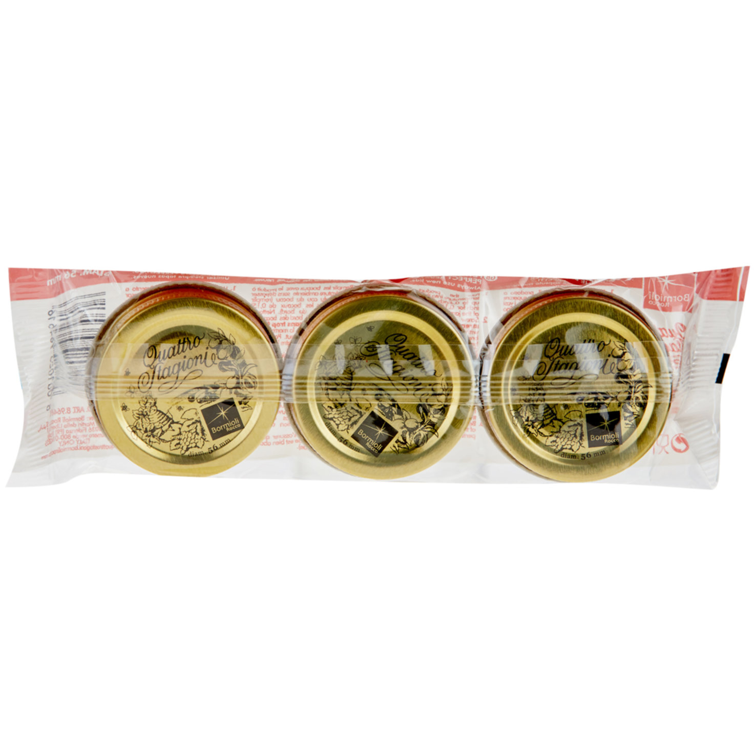 Quattro Stagioni Ersatzdeckel 56mm 3 Stück