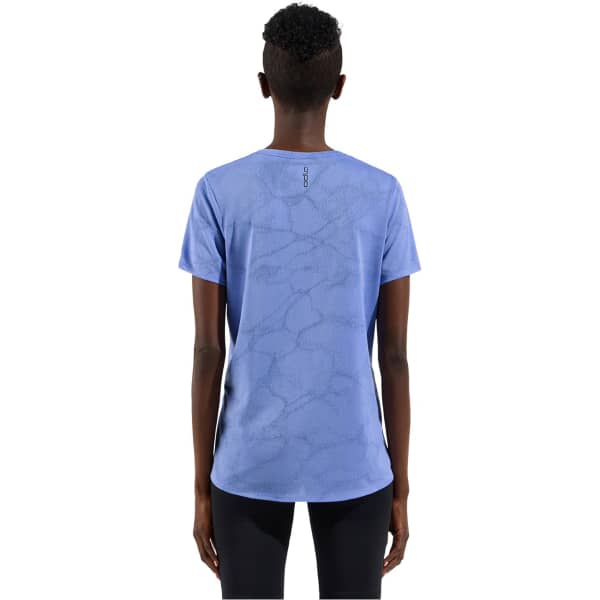 T-shirt running ODLO ZEROWEIGHT ENGINEERED CHILL-TEC W PERSIAN JEWEL MELANGE