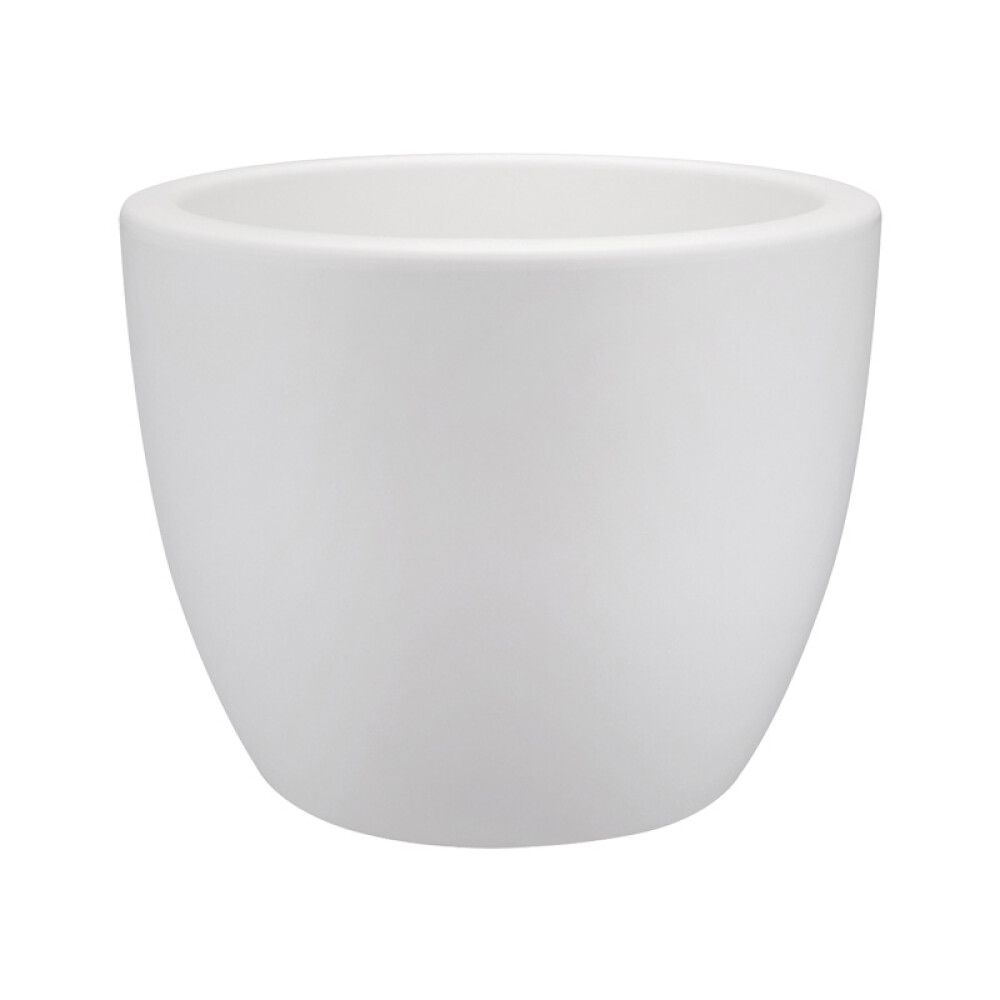 UTEPOTTE ELHO PURE SOFT ROUND 40CM MED HJUL HVIT