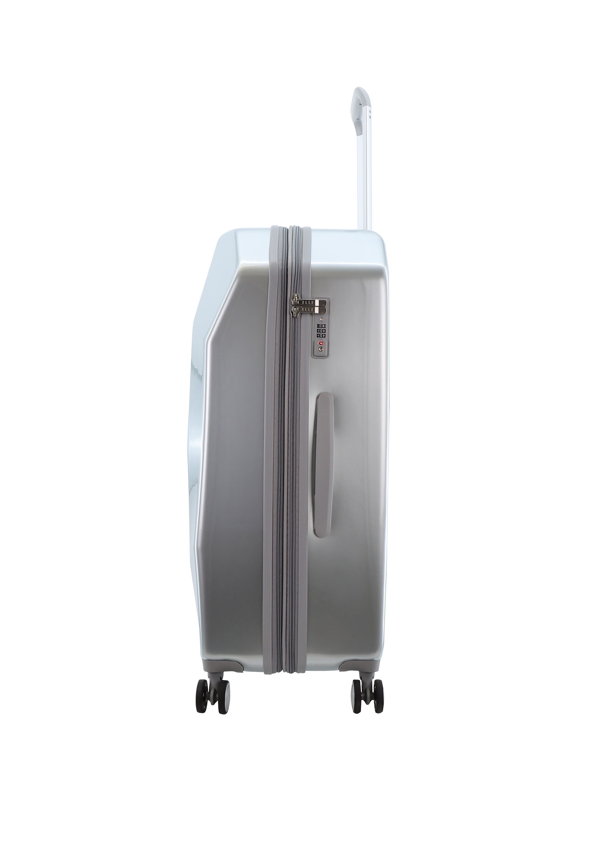 ELLE Diamond 76.5 cm reiskoffer - Silver