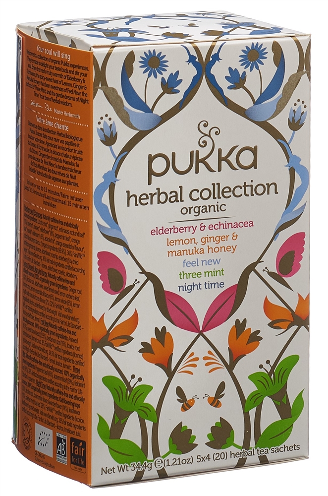 PUKKA Herbal Collection Tee Tees Bio französisch/englisch Btl 20 Stk