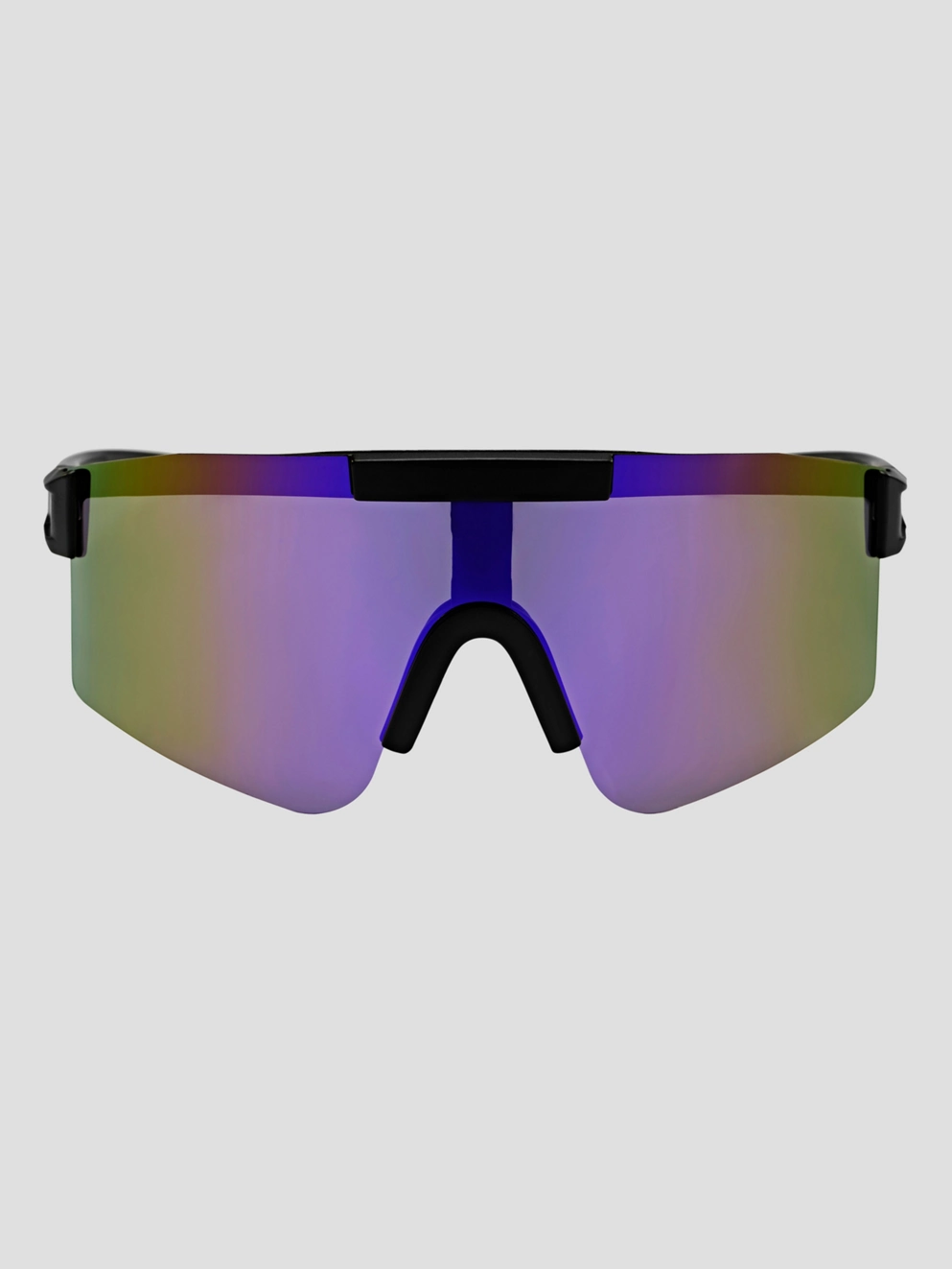 CHPO Luca Black Sunglasses purple mirror