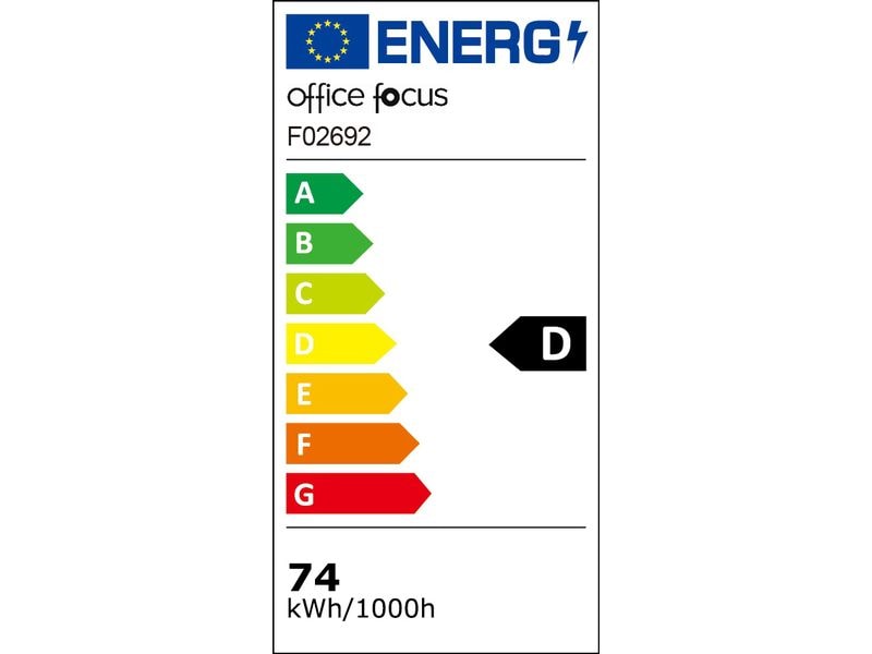 office focus Bürostehleuchte LED 80 W, Grau Dimmbare Stehleuchte für Boden- und Deckenbeleuchtung