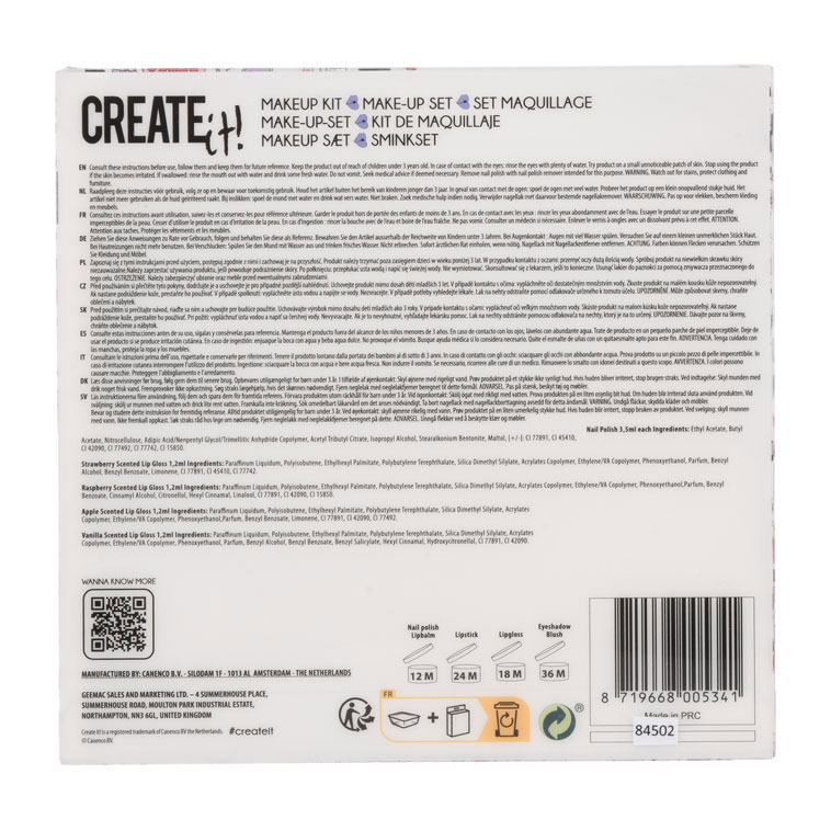 Create it! Beauty Make-up Set, 13dlg.