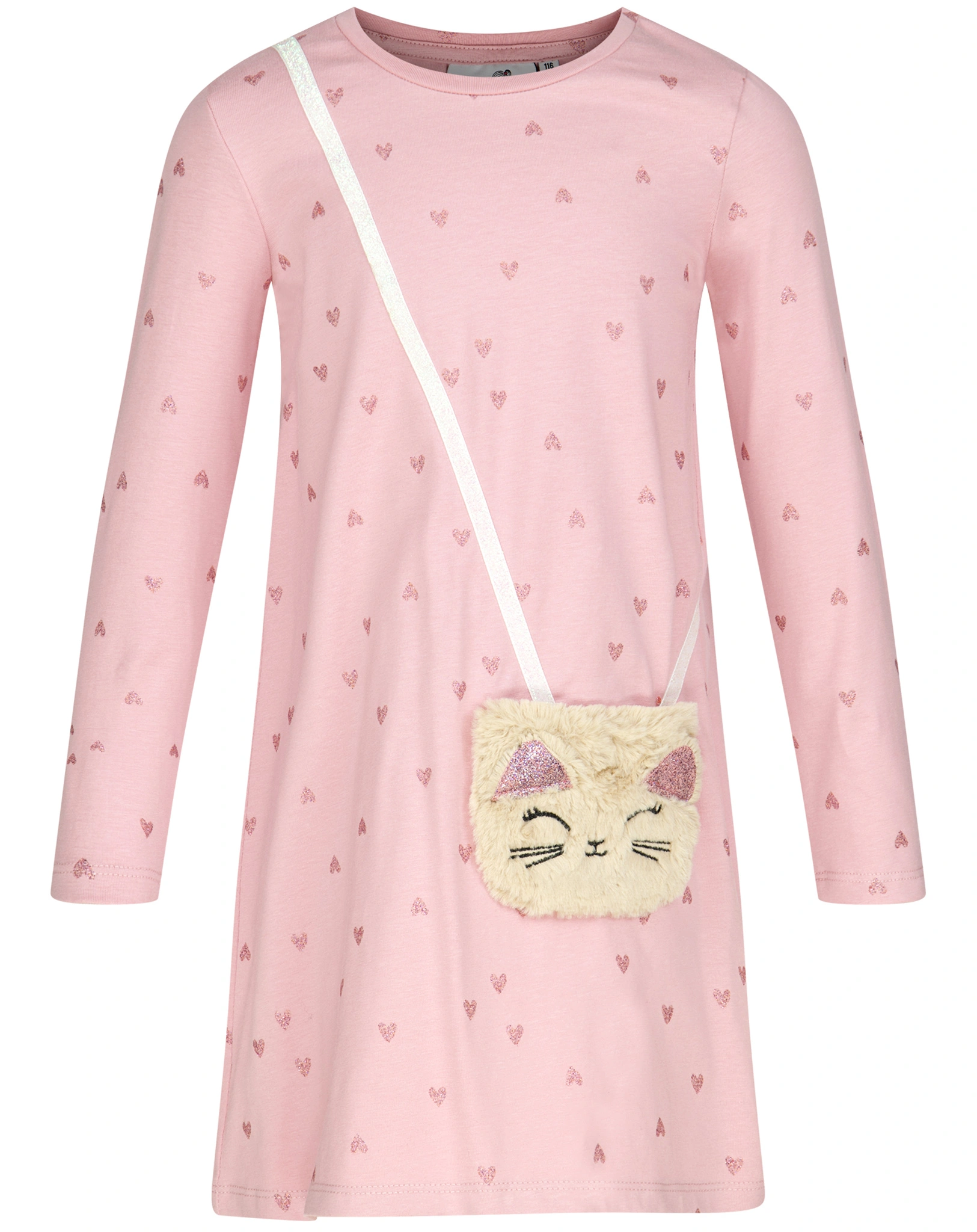 Langarmkleid KITTY in dusty rose