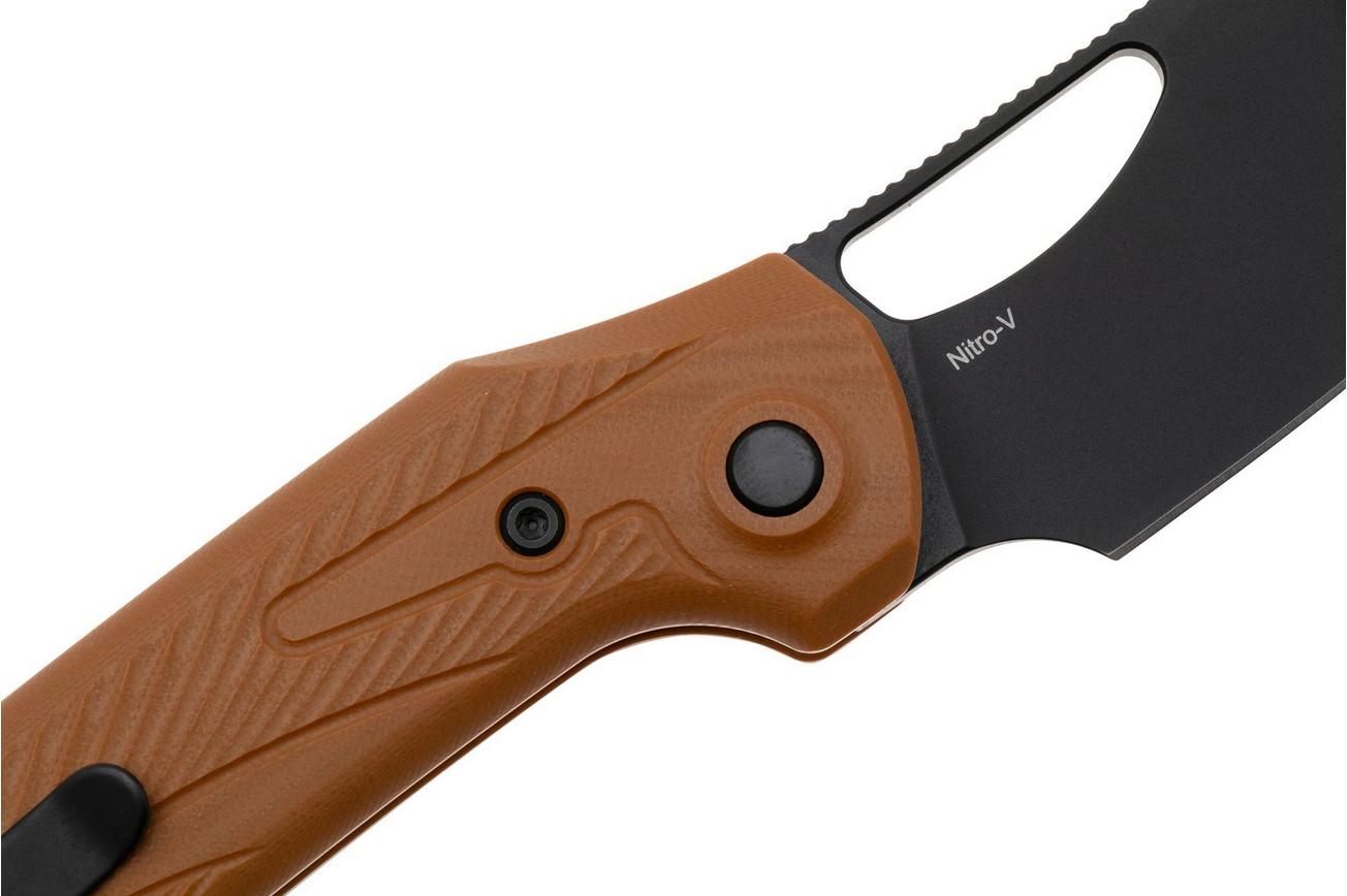 Reate PL-XE PVD Nitro-V, Tan G10, zakmes