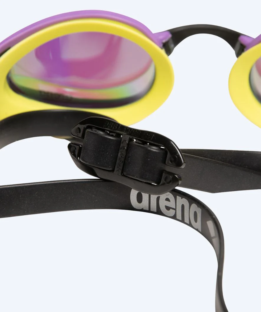 Arena Elite svømmebriller - Cobra Ultra SWIPE Mirror - Turkis/lilla