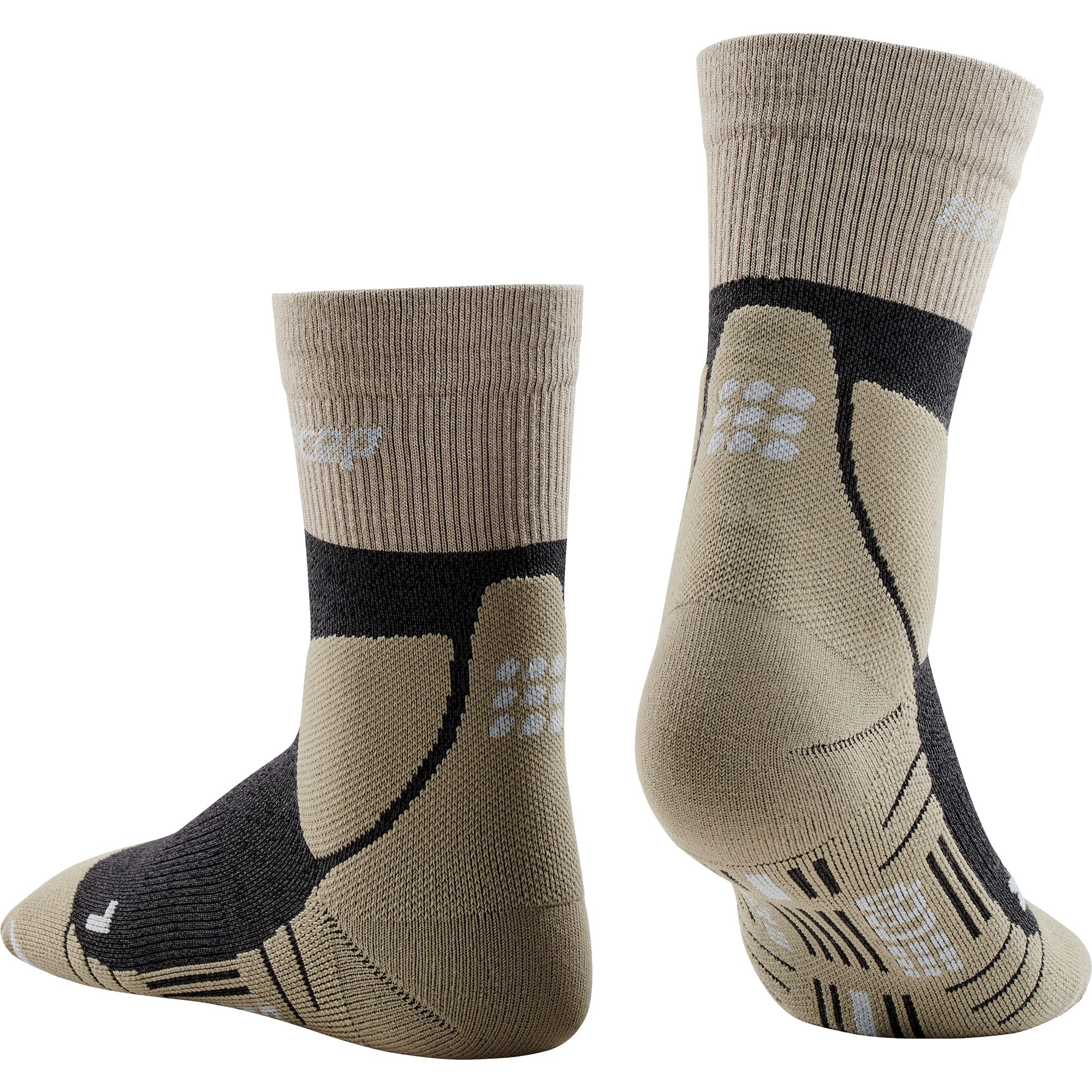 CEP Hiking Merino Mid-Cut Socken Damen sand