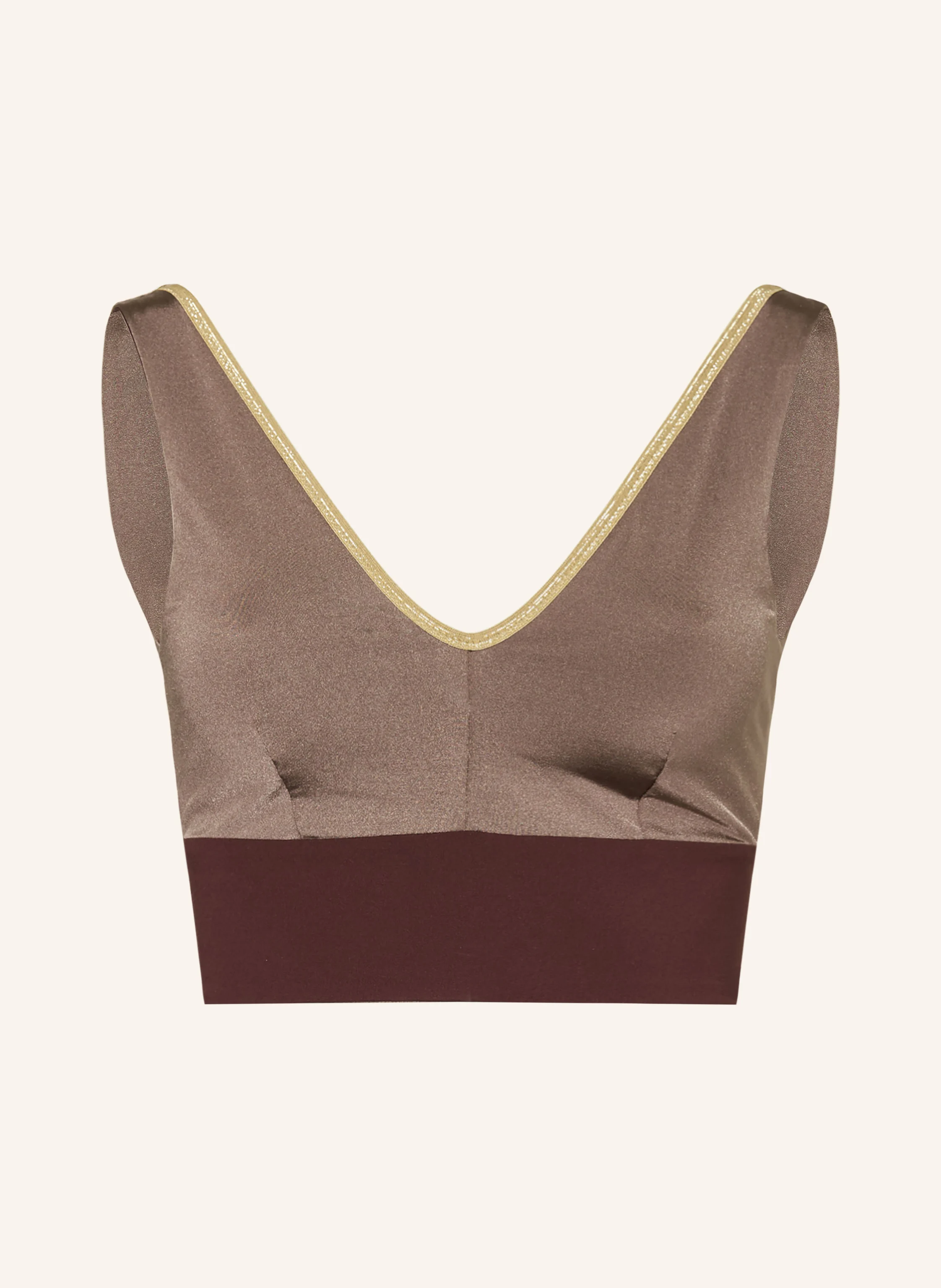 MYMARINI Bustier-Bikini-Top SHINE zum Wenden mit UV-Schutz 50+