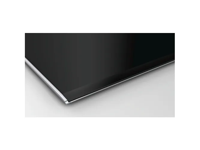Bosch Serie | 8 PID675DC1E - Induktions kogeplade - 3 plader - Niche - bredde: 56 cm - dybde: 49 cm - med kantet front og ryg-pynt, aluminiumssidepynt - sort