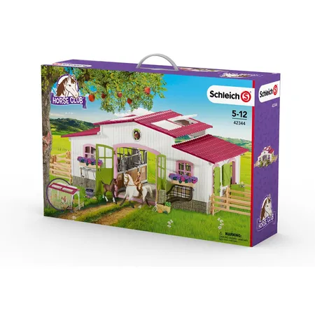 Schleich® 42344 Horse Club Reiterhof mit Reiterin und Pferden