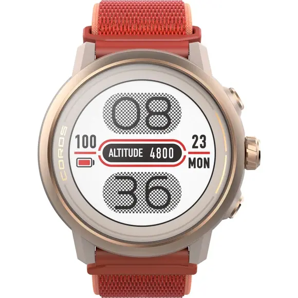 Coros APEX 2 Premium GPS Sporthorloge Coral Oranje