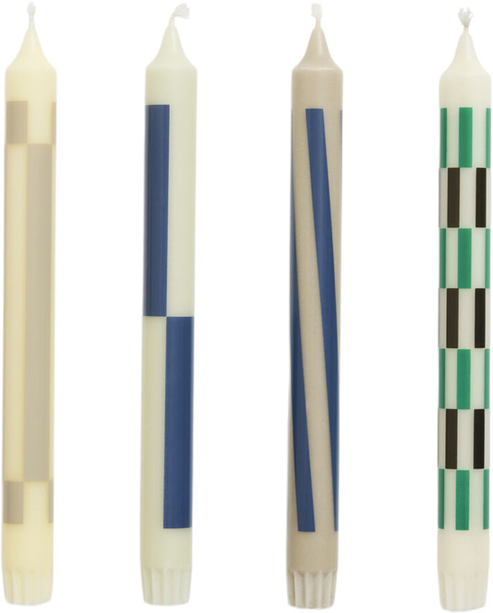 Hay Pattern Candle - Set of 4