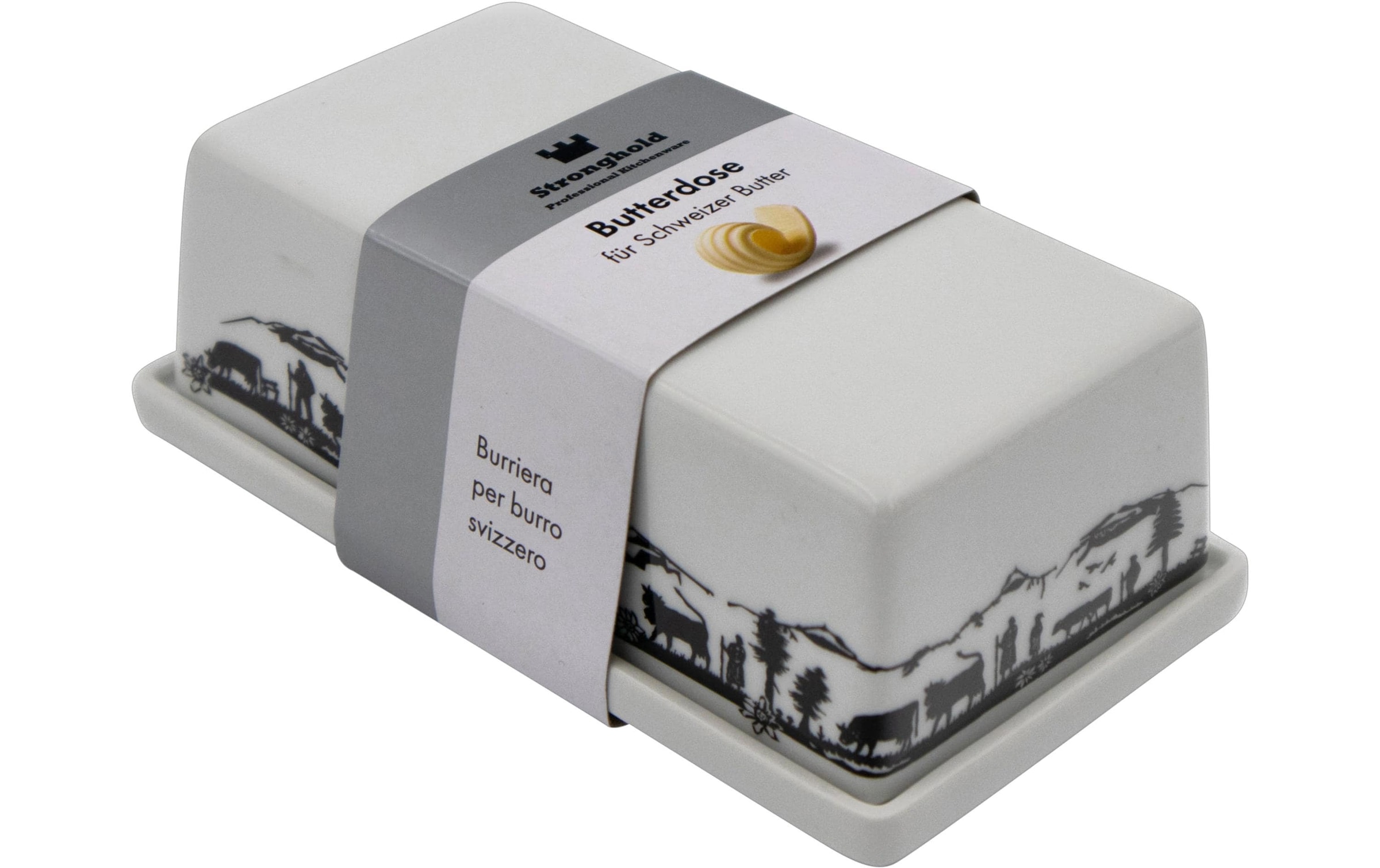 Butterdose »Stronghold Scherenschnitt Weiss«