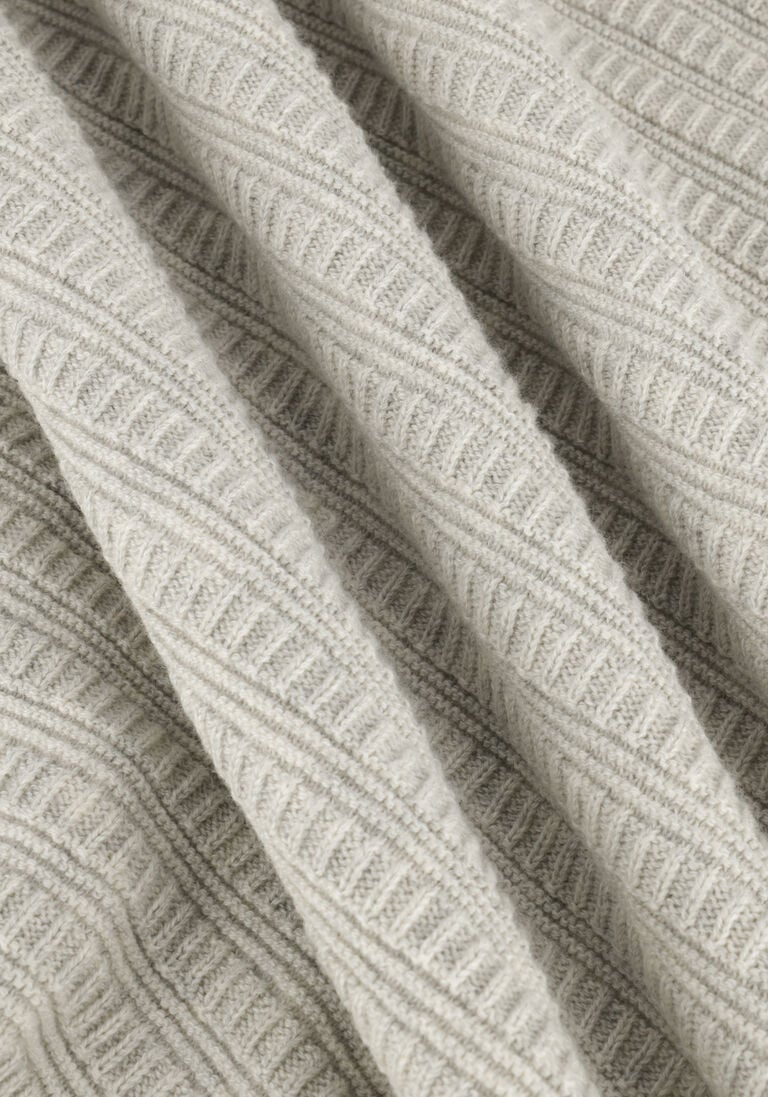 VANGUARD gebroken wit vanguard trui half zip collar cotton structure