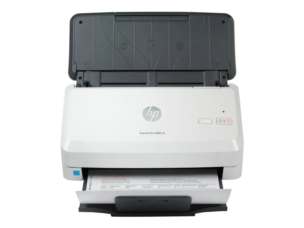 HP Scanjet Pro 3000 s4 Sheet-feed - Dokumentscanner - CMOS / CIS - Duplex - 216 x 3100 mm - 600 dpi x 600 dpi - op til 40 ppm (mono) - ADF (50 ark) - op til 4000 scanninger pr. dag - USB 3.0