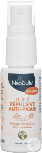 Néobulle Huile Répulsive Anti-Pique Bébés 3+ Mois Bio 20ml