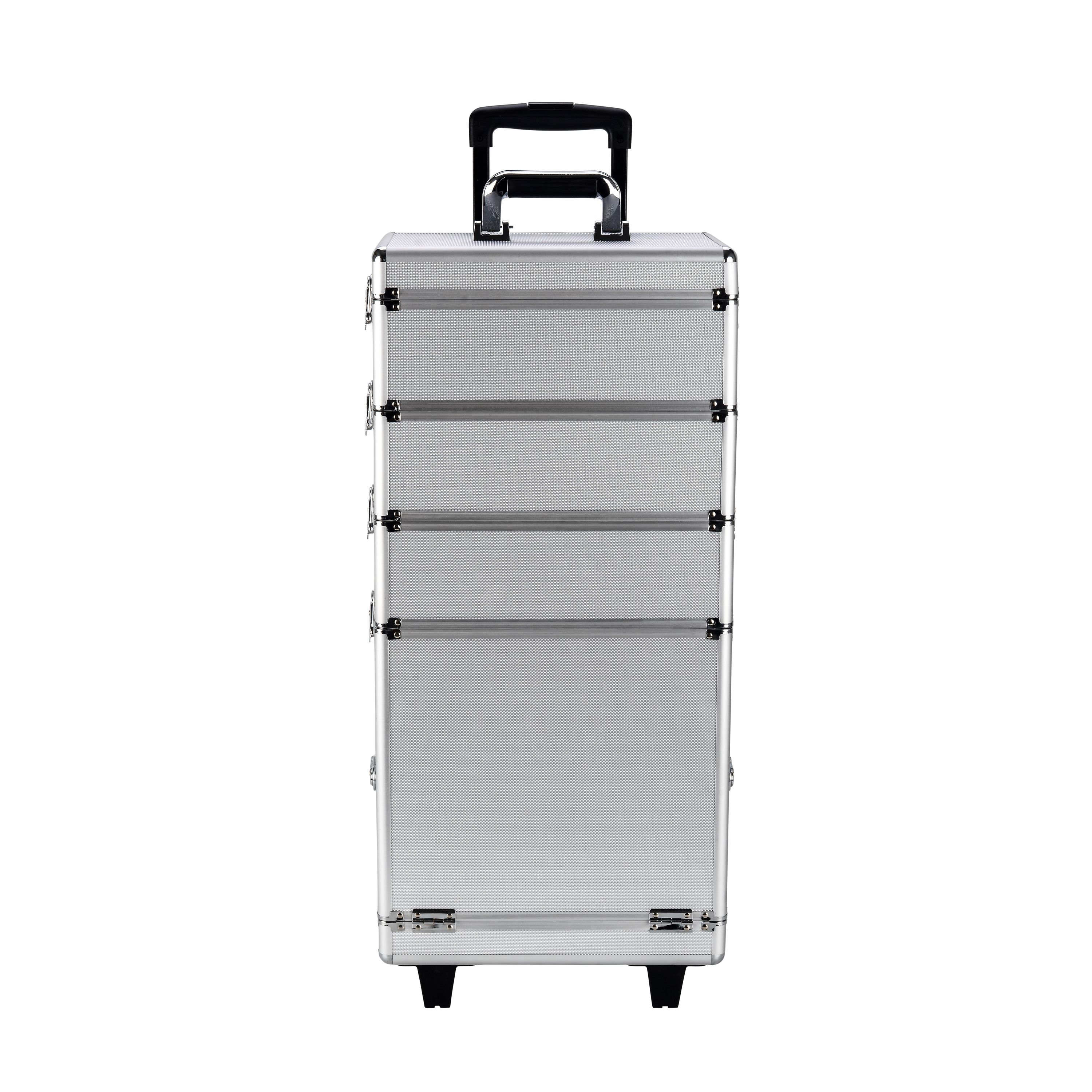 Kosmetikkoffer Trolley GLAMOUR silber
