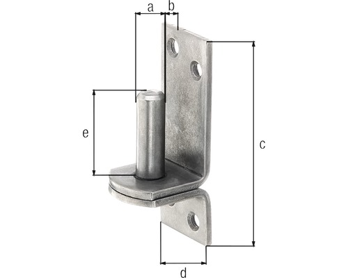 Klem 100 x 35 mm, roestvrij staal
