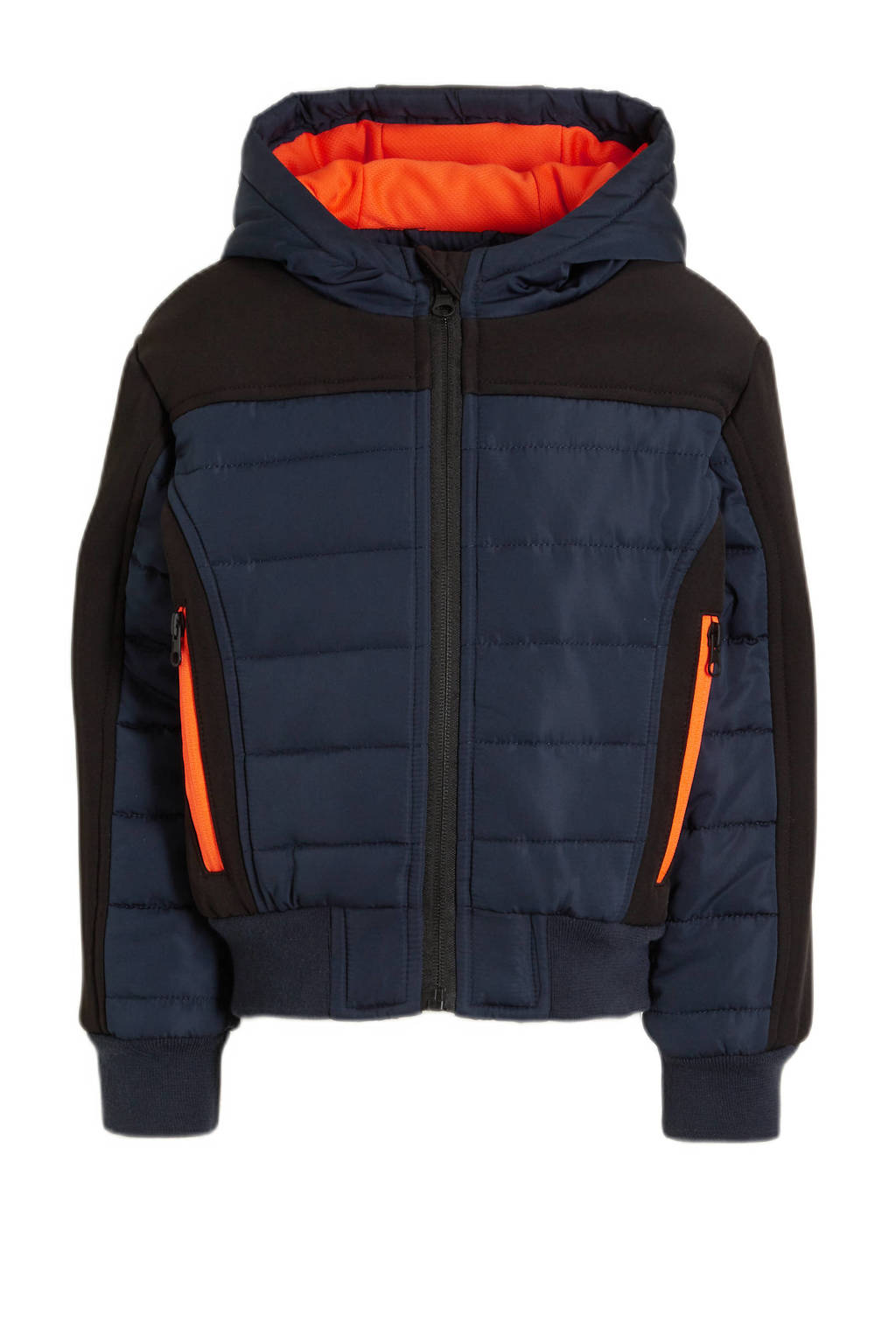Orange Stars tussenjas Nils donkerblauw