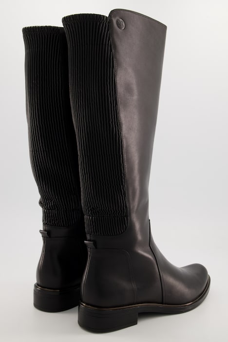 Caprice Lederstiefel, Stretcheinsatz, Nappaleder, Weite G