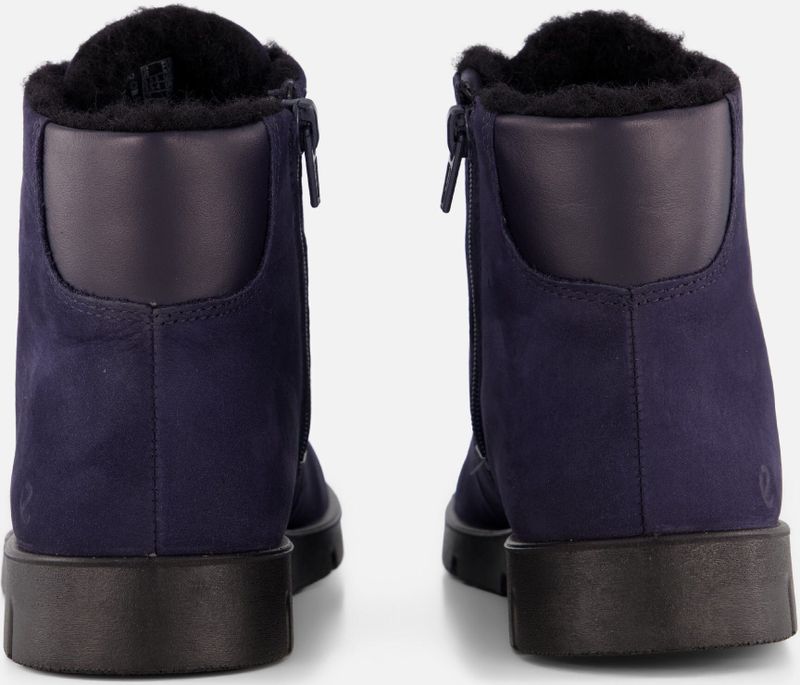 Ecco - Bella - Veterboots - Dames - Gevoerd met 100% Wol - Dempende Tussenzool