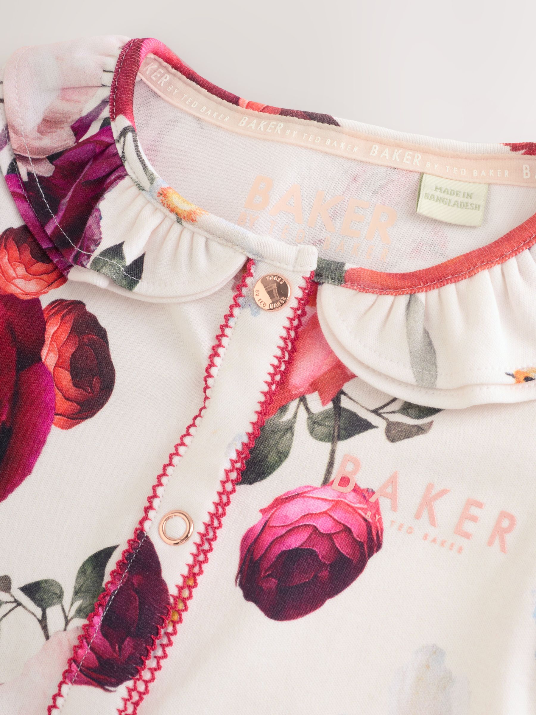 Rood - Baker by Ted Baker - 3 Babypyjama's