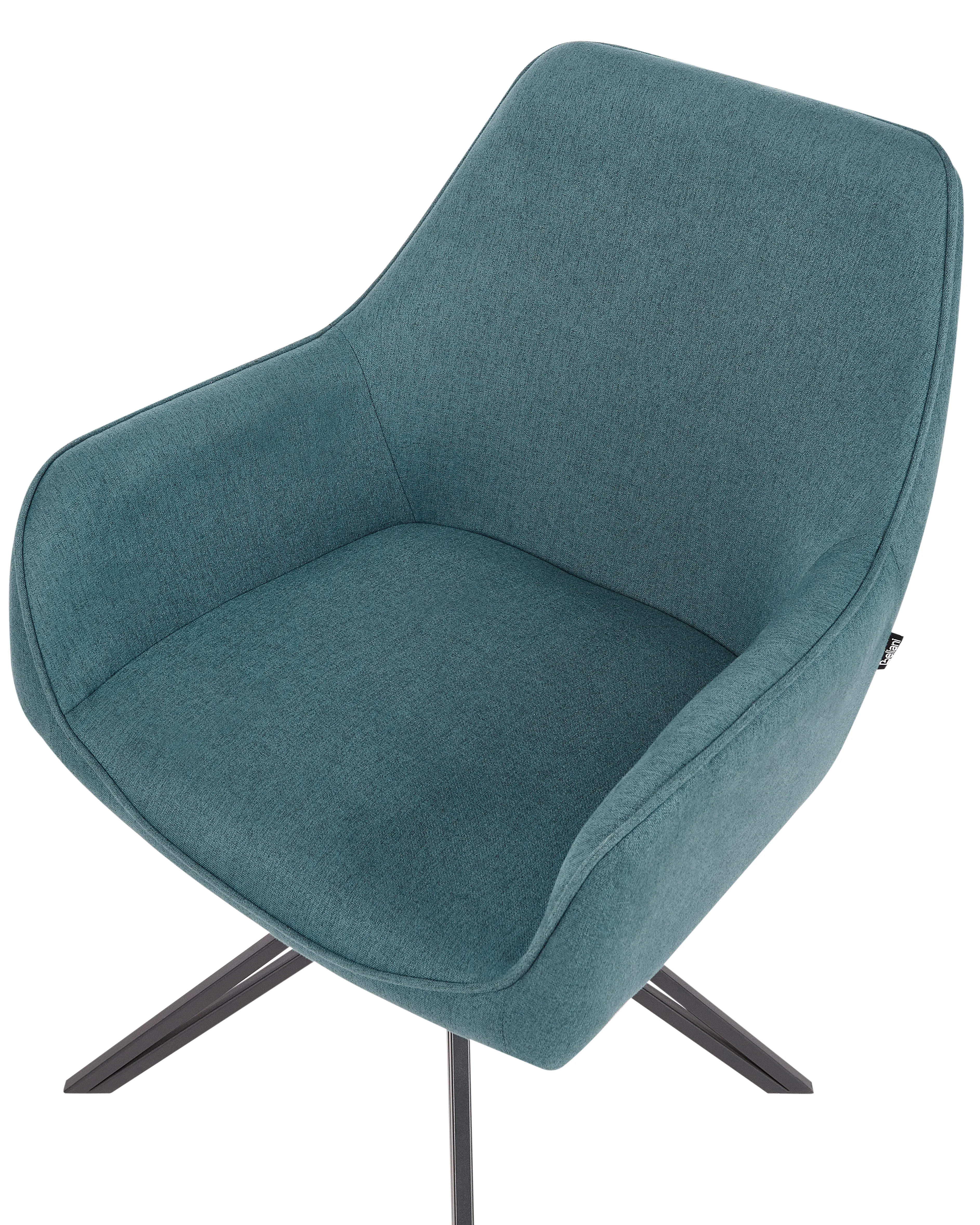Set van 2 eetkamerstoelen draaibaar JODAR Groenblauw