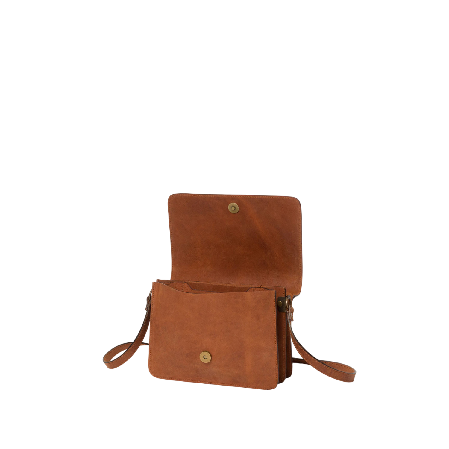 Crossbody Bag Brown 22 x 18 x 5 cm