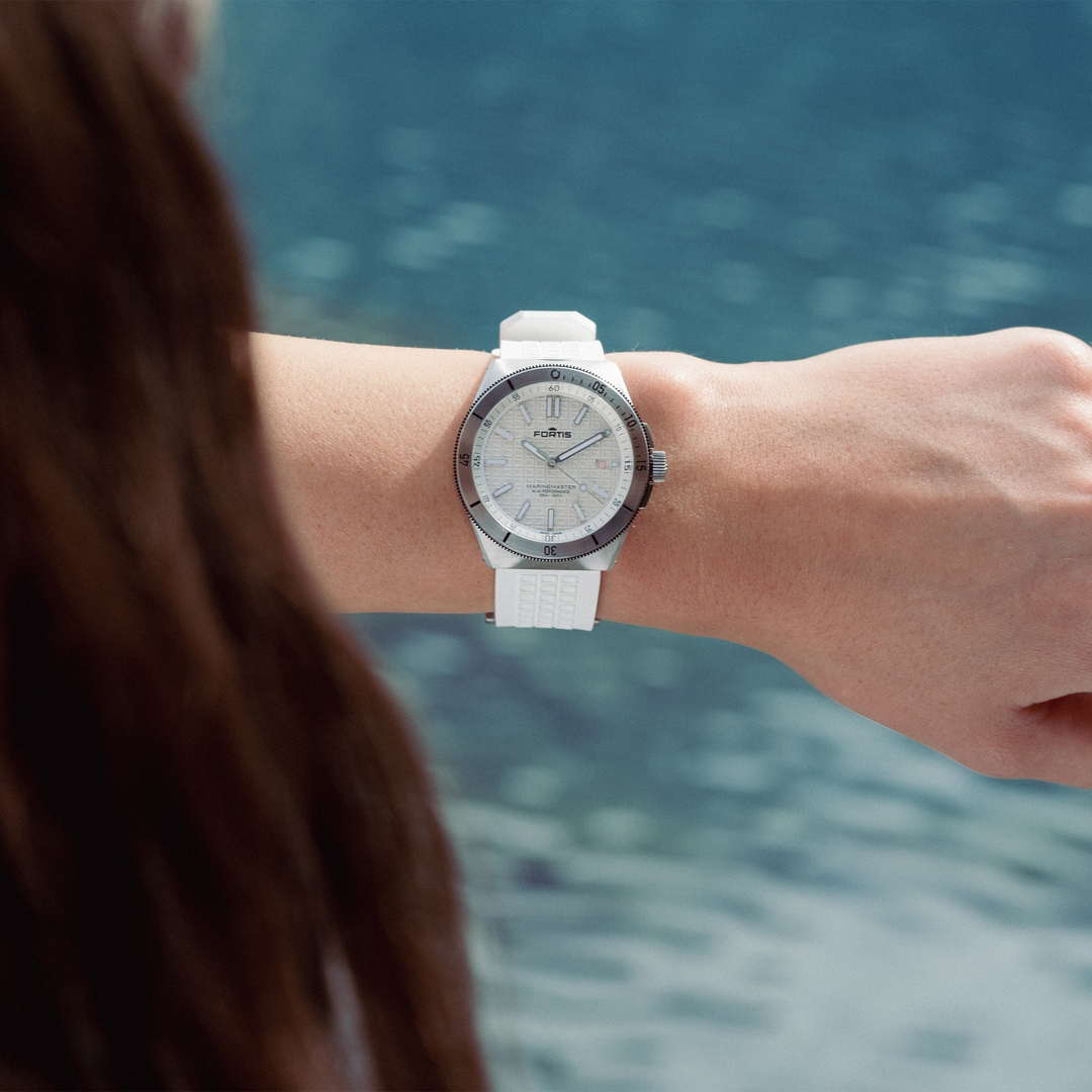 Fortis Marinemaster M-40 Snow White Horizon Strap