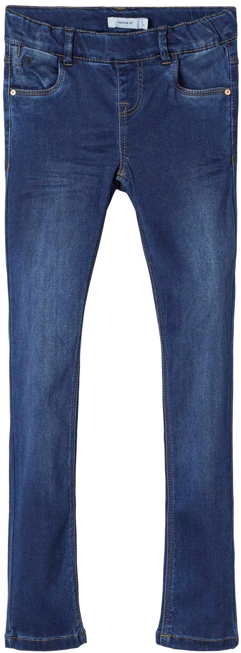 Name It Jeansjeggings »LEGGINGS – Extraeng mit hohem Komfort und Gürtelschlaufen« unifarben, casual, extraeng, Denim/Jeans