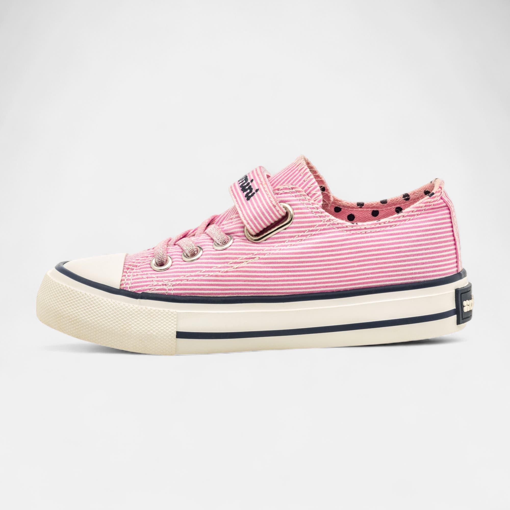 Baskets en toile Fille rose