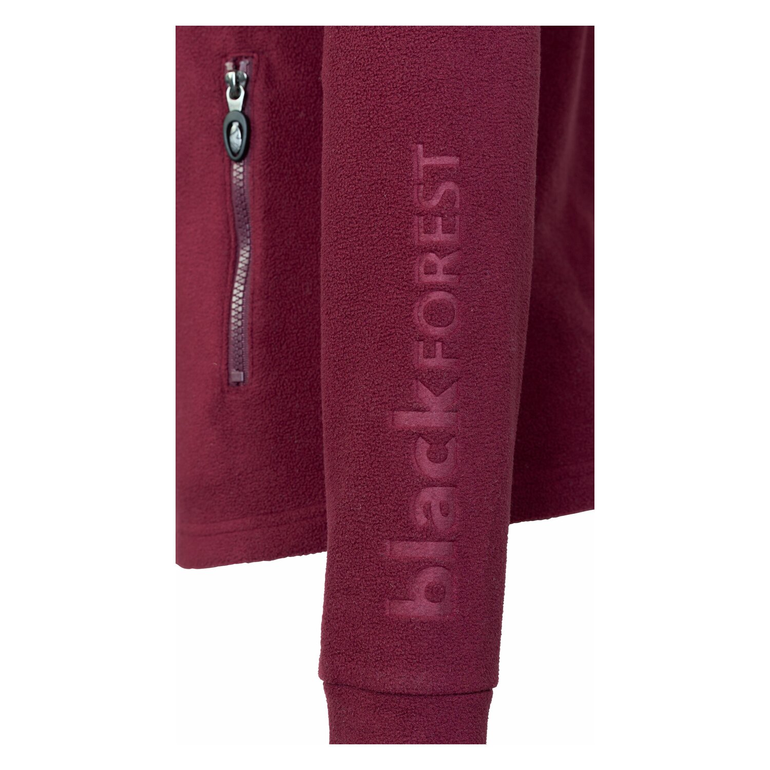 black forest Fleecejacke mit hohem Kragen  - dark berry