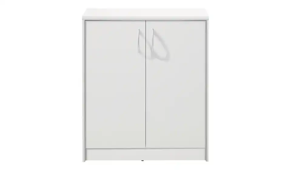 Kommode Optimus Weiß Ausführung I (2 Türen) 86 cm