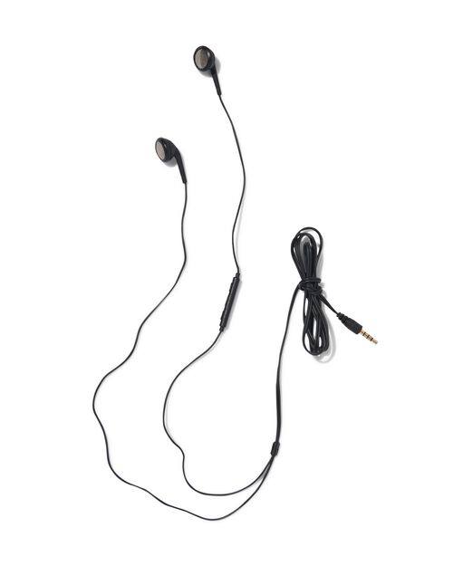 écouteurs semi-intra-auriculaires confort noir