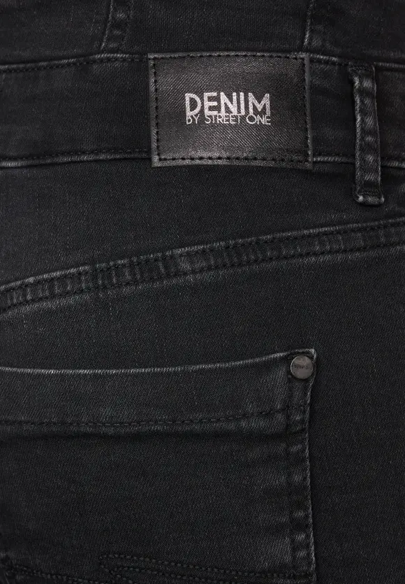 Slim Fit Jeans - soft black wash