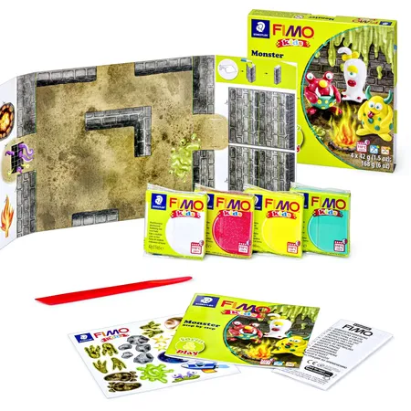 STAEDTLER® FIMO® kids Modelliermasse form&play Monster