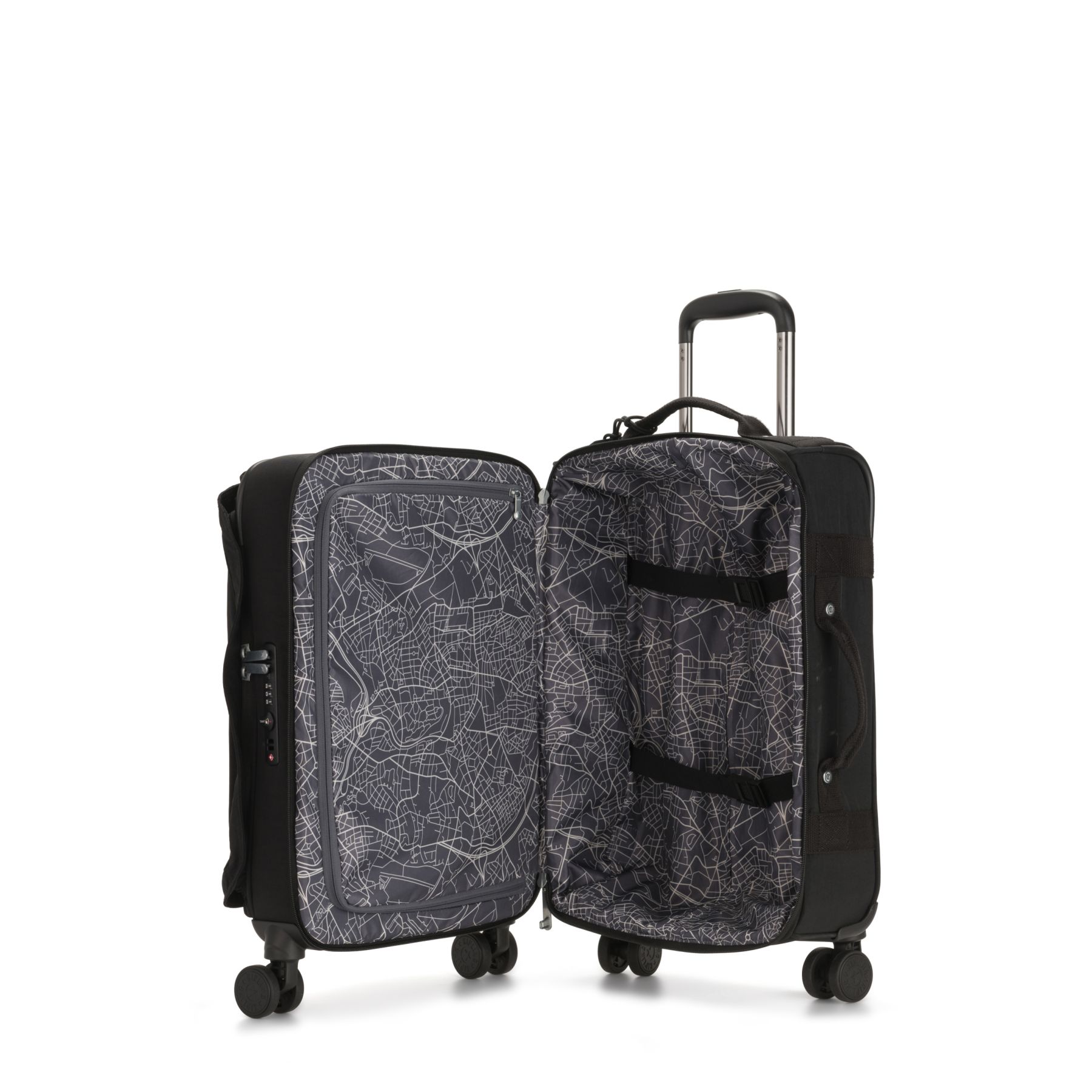 SPONTANEOUS S Valise cabine à 4 roues - Black Noir
