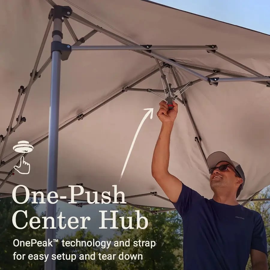 OASIS&trade; Lite 7 x 7 Canopy with Sun Wall