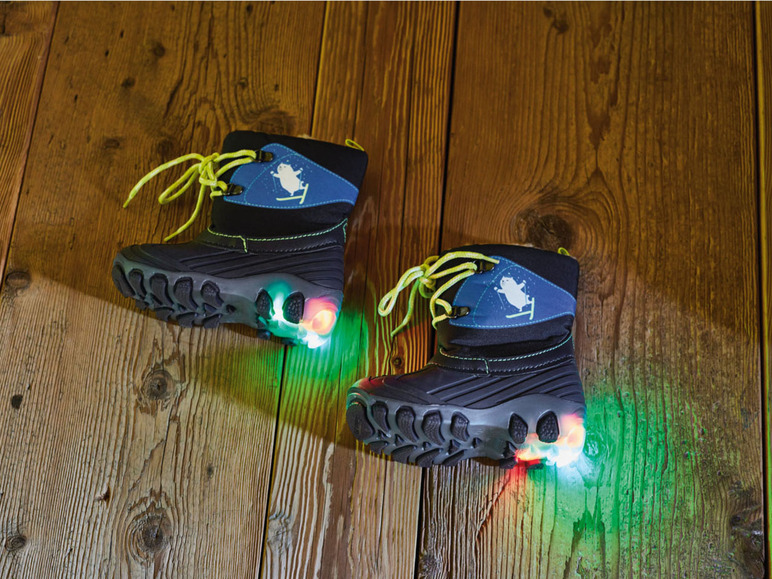 Jongens snowboots met LED-licht