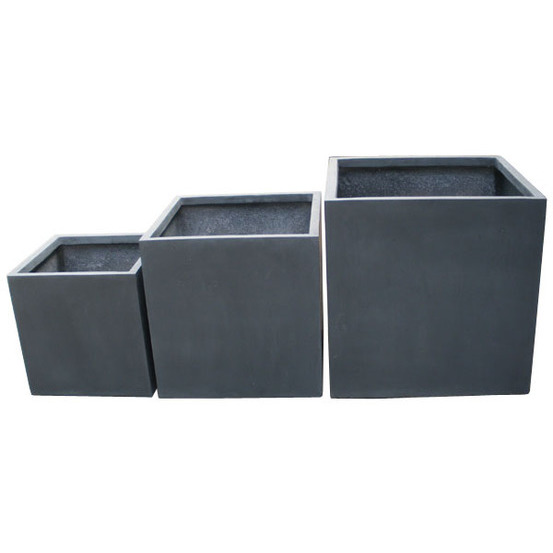 Cube Jin, anthracite L. 50 x l. 50 x H. 50 cm