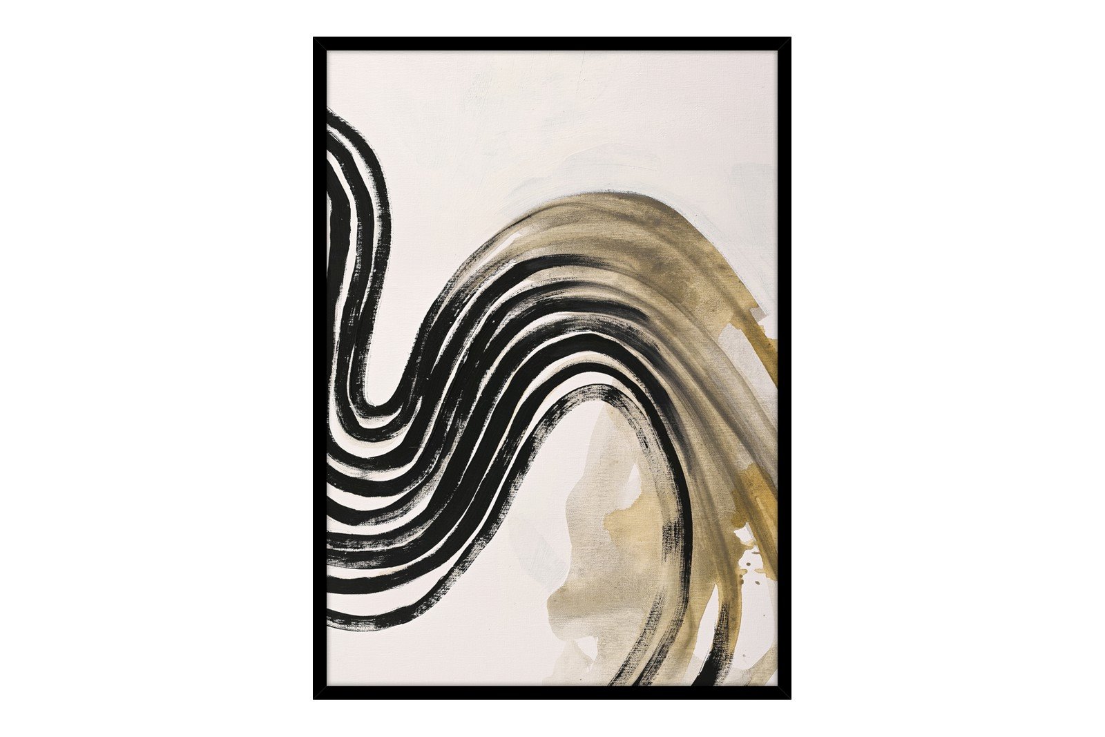 Stripes 50x70 cm Black Frame