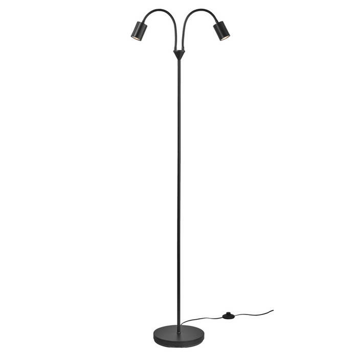Nordlux Explore gulvlampe sort
